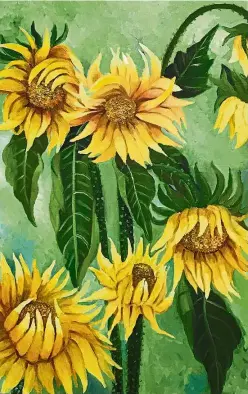  ??  ?? Sunflowers