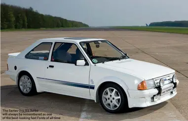  ??  ?? The Series One RS Turbo will always be remembered as one of the best-looking fast Fords of all time