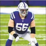  ?? Zach Bolinger Associated Press ?? QUENTON NELSON is an All-Pro guard on an Indianapol­is offensive line that will try to stop Donald.