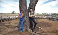  ??  ?? Emma Billet (right) and wool presser Catherine Carter (left) on a station outside the town of Trangie in western New South Wales.