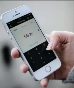  ?? FOTO: PHILIP DAVALI ?? MobilePay indfører et månedligt gebyr for deres erhvervsku­nder. Det kommer til at påvirke deres kunder. Der er jo ikke andre til at betale.