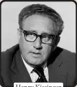  ??  ?? Henry Kissinger