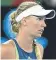  ??  ?? Caroline Wozniacki next faces unseeded Belgian Elise Mertens.