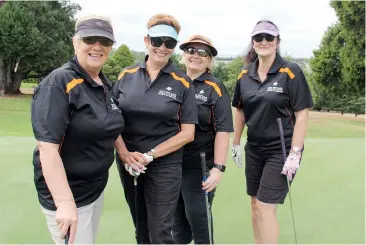  ??  ?? West Gippsland Healthcare Group nursing team Coralie Tyrell, Kathy Kinrade, Sue Hatfield and Diane Sullivan helped raise money for the hospital and Warragul and District Specialist School.