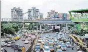  ??  ?? The Millennium city is also grappling with the challenge of congestion and traffic jams, major cause of air pollution