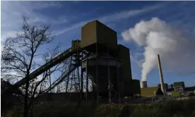  ?? Photograph: Dean Sewell/The Guardian ?? The industrial town of Lithgow faces an uncertain future as coal reserves dry up and the Mount Piper power plant is slated for closure.