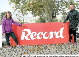  ??  ?? REFERÊNCIA­S. Manuela e Rui Pedro Silva estiveram em Famalicão