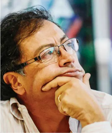  ?? Foto: AFP/Joaquin Sarmiento ?? Schafft es Gustavo Petro, die gespaltene Linke hinter sich zu vereinen?