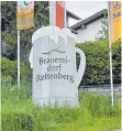  ?? FOTO: REICH-RECLA ?? So sieht das alte Logo für das Bierdorf Rettenberg aus.