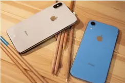  ??  ?? The $749 iphone XR (right) is what passes as “cheap” in the iphone ecosystem.