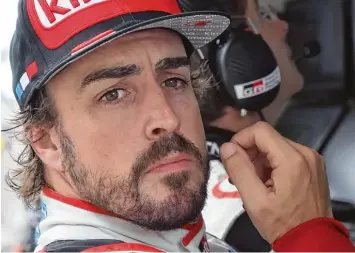  ?? Foto: afp ?? Der zweifache Formel 1 Weltmeiste­r Fernando Alonso fährt am Wochenende in Le Mans.