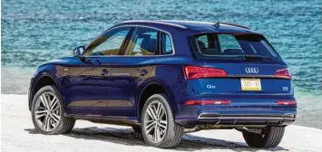  ?? Foto: Audi ?? Starke Strand Schönheit: der neue Audi Q5, hier mit einem 252 PS leistenden Benzinmoto­r.