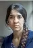  ??  ?? Nadia Murad, 23 anni, yazida, fu rapita nel 2014