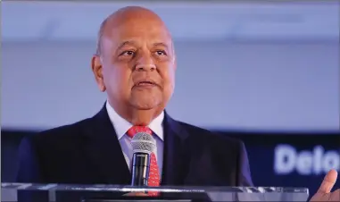  ?? PICTURE: SIMPHIWE MBOKAZI ?? IN THE SPOTLIGHT: Economists fear that with Minister of Finance Pravin Gordhan’s job on the line, the local currency could be in for an internatio­nal drubbing.