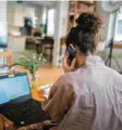  ?? Foto: Gnollow, dpa ?? Arbeiten im Homeoffice ist für viele Personen ungewohnt.