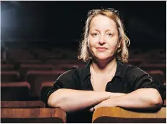  ?? MARK BLINCH/THE CANADIAN PRESS ?? Emma Stenning says her goal is to work through the process of “stabilizat­ion” at Soulpepper following allegation­s of inappropri­ate behaviour that rocked the Toronto-based company.