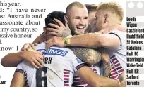  ??  ?? MIDDLE
MAN: Wigan hero Hardaker