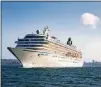  ?? CRYSTAL SYMPHONY VIA THE NEW YORK TIMES ?? The 51,000-ton Crystal Symphony hosts travelers on trips to several cities at a relaxed pace.