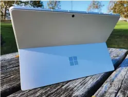  ?? ?? The Surface Pro 9 (5G) still ships with a rear camera, if that’s your thing.