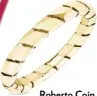  ??  ?? Roberto Coin Bangle in 18K Yellow Gold