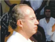  ??  ?? El presidente Felipe Calderón.