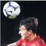  ??  ?? HAVE A BALL Lindelof is out to impress at United