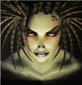  ??  ?? Below : StarCraft’s Kerrigan remains one of strategy’s most memorable villains.