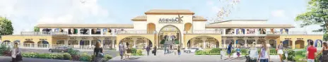  ??  ?? With Acienda Designer Outlet Mall’s four architectu­ral themes, expect more entertainm­ent options to complement the shopping high.