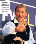  ?? STEVEN PASTON/ PA WIRE ?? Simon Jordan