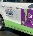  ??  ?? The car will help Brain Injury Waikato service towns like Morrinsvil­le and Te Aroha.