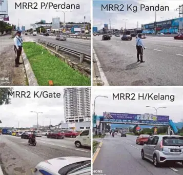  ?? ?? ANTARA gambar dikongsi tonto kepada pemandu lori berhubung operasi dilakukan polis trafik.