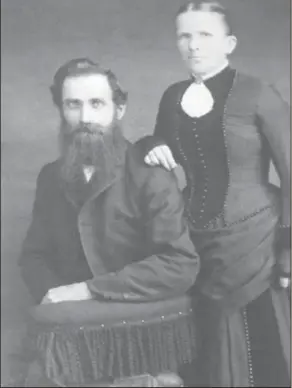  ?? Contribute­d Photo ?? After The War: Jacob Haas and his second wife, Augusta.