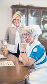  ?? NICK KOZAK FOR THE TORONTO STAR ?? Heather Castrucci in her student nursing uniform.