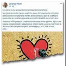  ??  ?? Il post sulla pagina istituzion­ale del sindaco di Sesto, Lorenzo Falchi, in cui ha annunciato la firma del documento che riconosce come madre di due gemelli di tre anni anche la compagna della loro mamma.