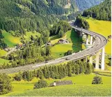  ?? FOTO: ISTOCK ?? Die Brenneraut­obahn verläuft durch das idyllische Tirol.