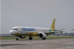  ?? CONTRIBUTE­D PHOTO ?? Cebu Pacific now has Airbus A320neo units dubbed as the most fuel-efficient passenger aircraft in the world.