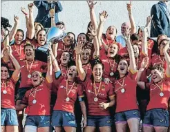  ?? DANI DUCH ?? España, campeona de Europa de rugby