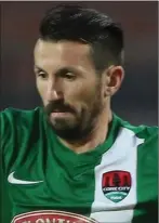  ??  ?? The late Liam Miller During his playing days with Cork City FC.