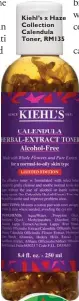  ??  ?? Kiehl’s x Haze Collection Calendula Toner, RM135