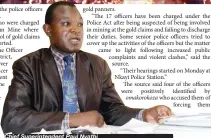  ??  ?? Chief Superinten­dent Paul Nyathi