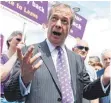  ?? FOTO: IMAGO IMAGES ?? Nigel Farage