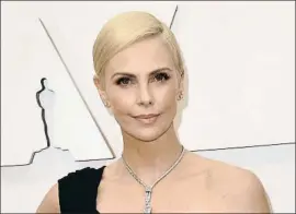  ?? ROBYN BECK / AFP ?? Charlize Theron, el pasado febrero en los Oscars