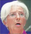  ??  ?? Christine Lagarde, president-designate of the European Central Bank.