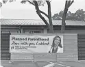  ?? PLANNED PARENTHOOD OF GREATER TEXAS VIA AP ?? Planned Parenthood’s new clinic in Lubbock, Texas, will offer abortion services, a rarity in a swath of the western part of the state.