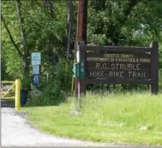  ??  ?? Chester County Struble trail near Downingtow­n. PETE BANNAN — DIGITAL FIRST MEDIA