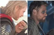  ?? ALL PHOTOS BY MARVEL ?? Left: 2011’s “Thor.”