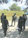  ??  ?? Operativo.El pasado fin de semana, en Amozoc, fue abatido El Comandante­30 en un enfrentami­ento armado entre criminales contra marinos.