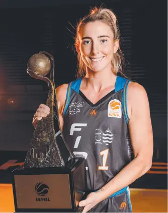  ?? ?? Lauren Nicholson, who captained the Townsville Fire to the WNBL Championsh­ip last season, has decided to leave the club. (Right and below) Nicholson during the final series against Southside Flyers. Pictures: News Corp/getty Images