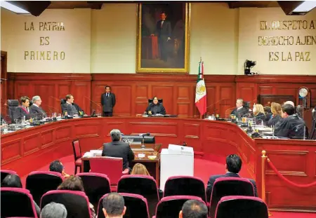  ?? ARCHIVO SCJN ?? la Suprema Corte de Justicia de la Nación