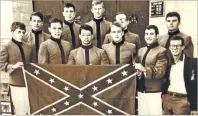  ?? COURTESY PHOTO ?? William P. Johnson stands second from left in the back row of this Virginia Military Institute yearbook photo.